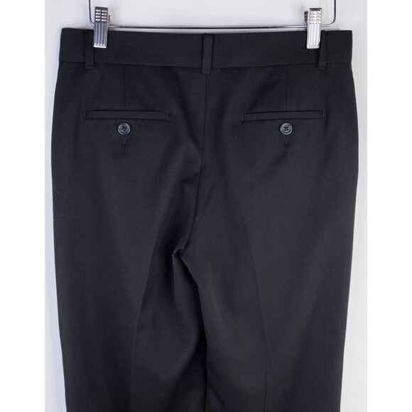 Calvin Klein 2-Pcs Solid Black Jacket Sz Husky 12 Pants 28X15 Poly Blend EUC - Picture 16 of 16